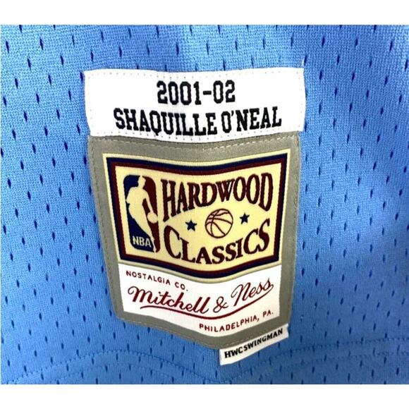 Shaquille O Neal LA Lakers Swingman Mitchell Ness Mens Large Jersey MPLS 2001-02 - Picture 4 of 6